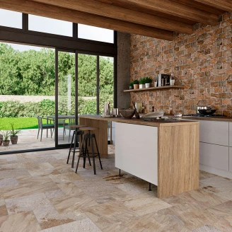 Gulvflis <strong>Esla</strong>  Beige Modular Matt 66x132 cm